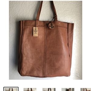 Harbor 2nd leather Xl Tote bag Made In Germany